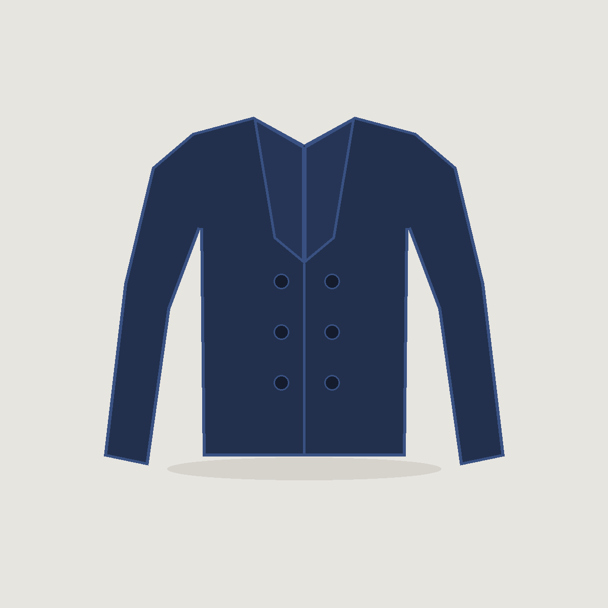 Caban homme laine