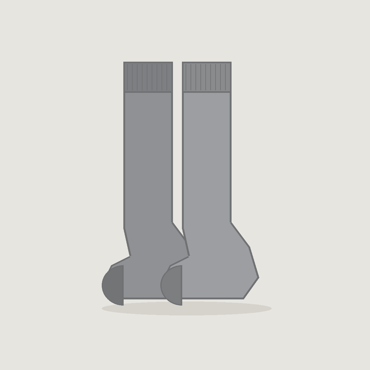 Chaussettes laine mérinos, lot de 2