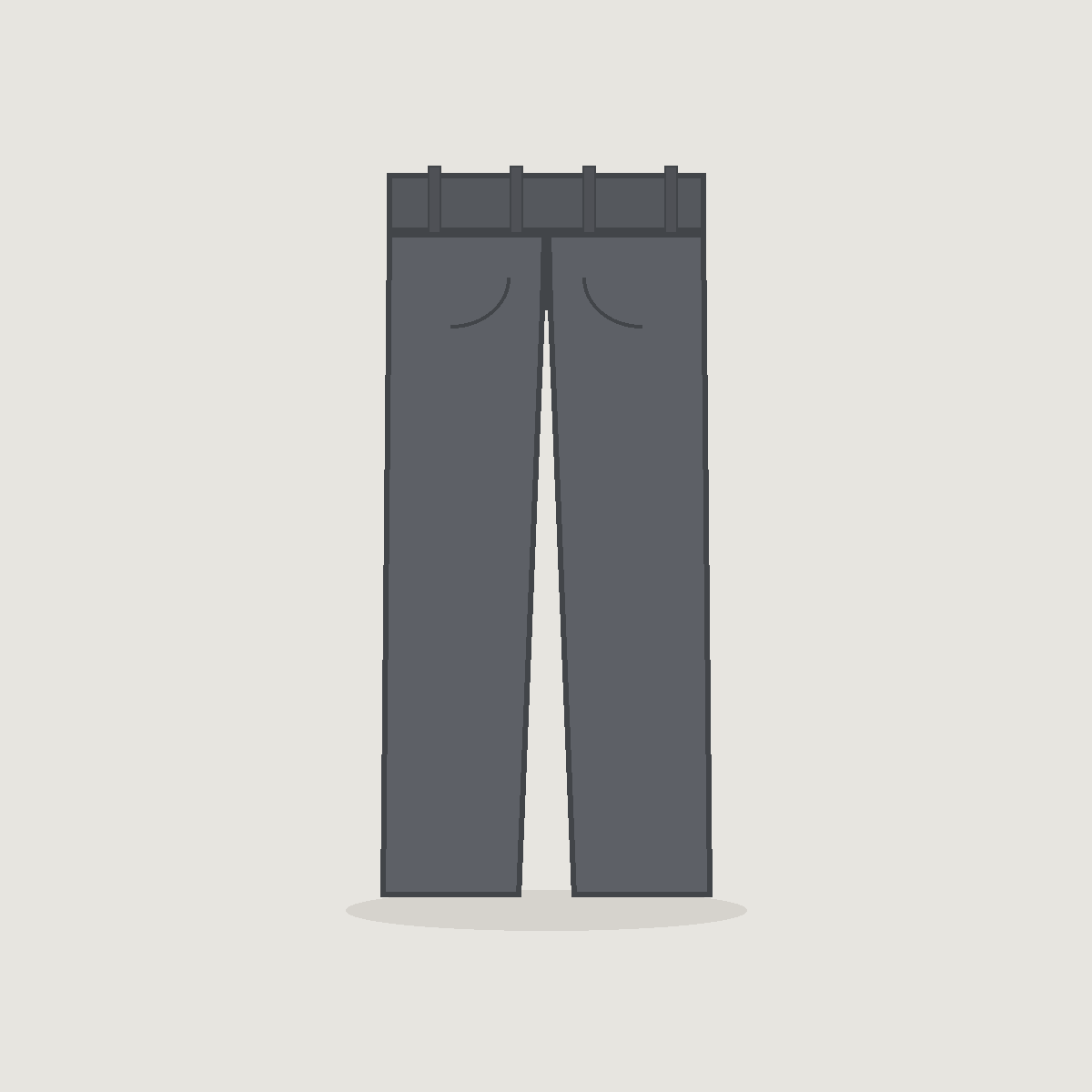 Pantalon large femme laine