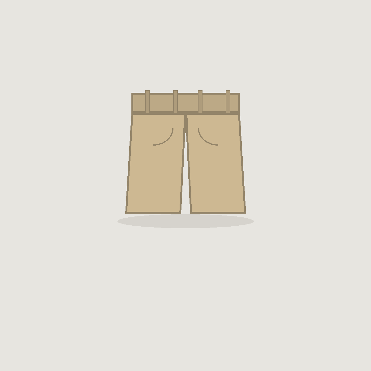 Short chino homme coton bio