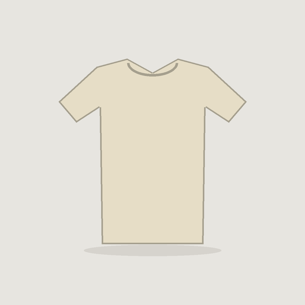 T-shirt homme lin col rond
